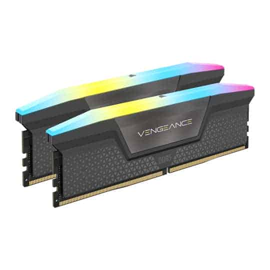 Corsair Vengeance RGB Grey 64GB 5600MHz DDR5 Memory Kit AMD/XMP